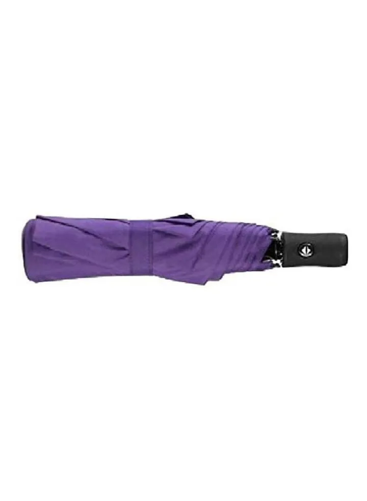 Automatic Open Close Travel Umbrella Purple