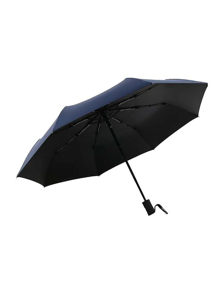 Steel Waterproof Folding Umberella Black