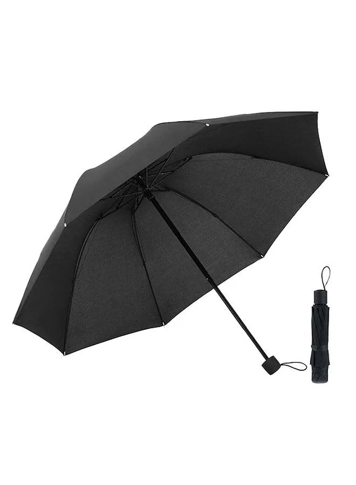 Anti-Uv Umbrella Portable 8 Bones Umberella Black