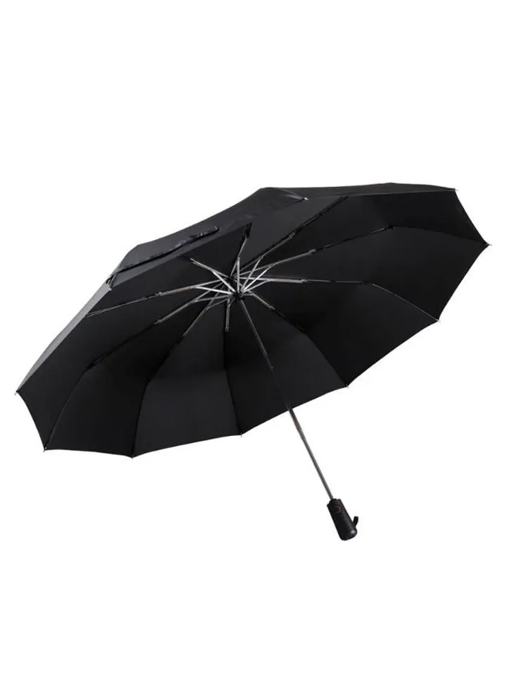 Fully Automatic Folding Umbrella Black