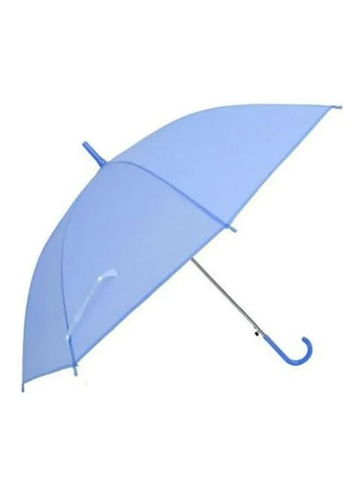Letter -J- Umbrella In Fabric With Automatic Opening Handle Blue