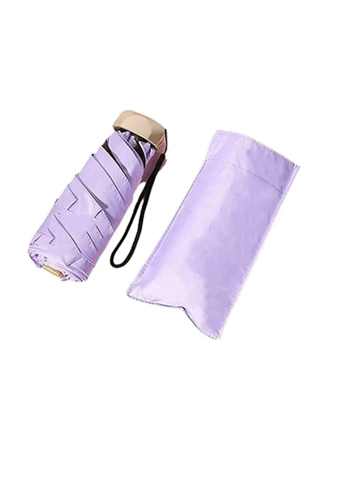 Folding Umbrellas Travel Pocket Umbrella Small Mini Umbrella Light Compact Design Perfect for Travel Lightweight Portable Parasol Outdoor Summer Sun Rain Umbrellas Windproof Water Repellent