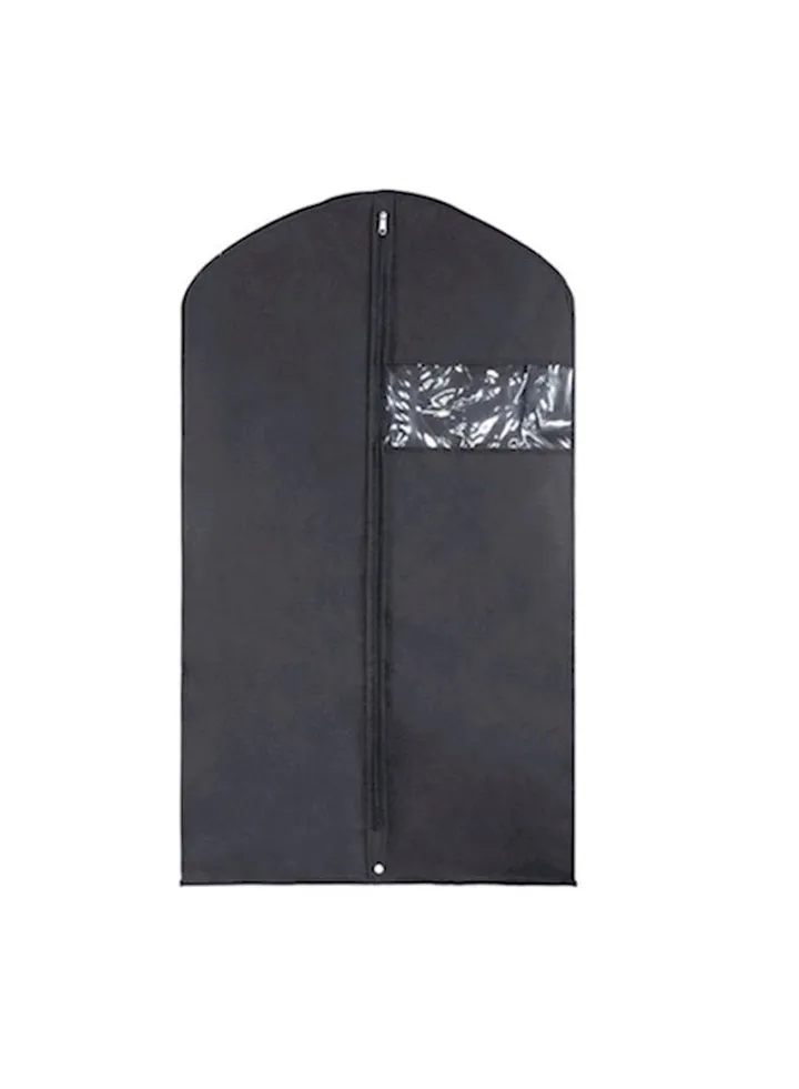 3-Piece Coat Outfit Bags Set Black
