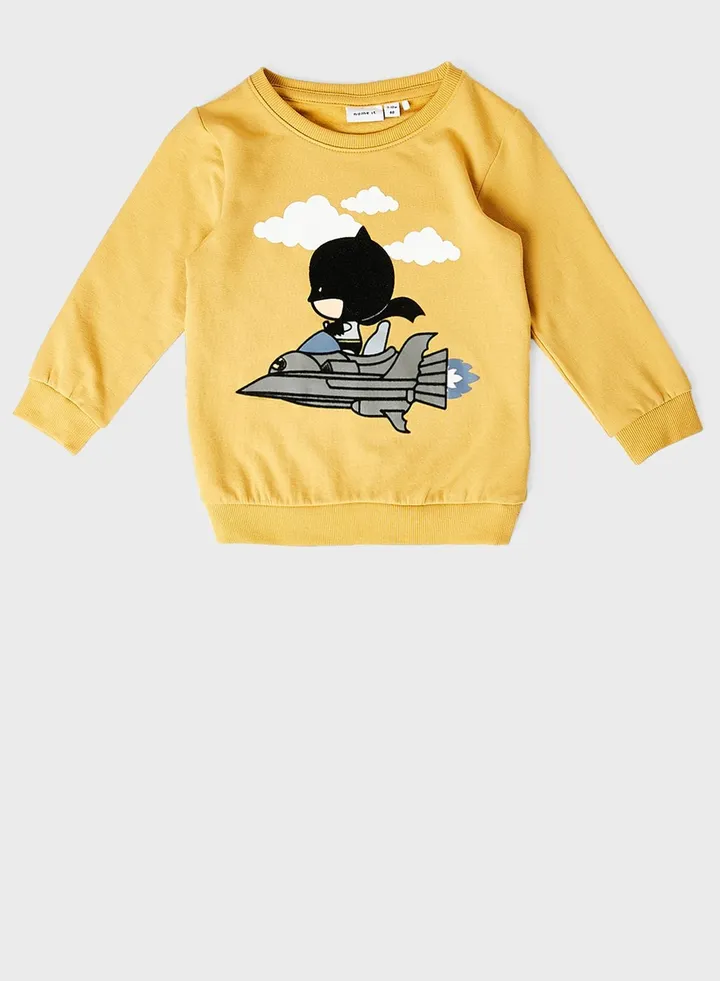 Kids Batman Long Sleeve Sweatshirt