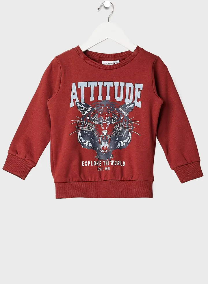 Kids Graphic Long Sleeve Sweatshirt