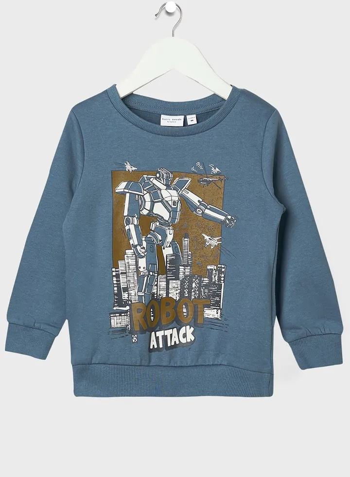 Kids Graphic Long Sleeve Sweatshirt