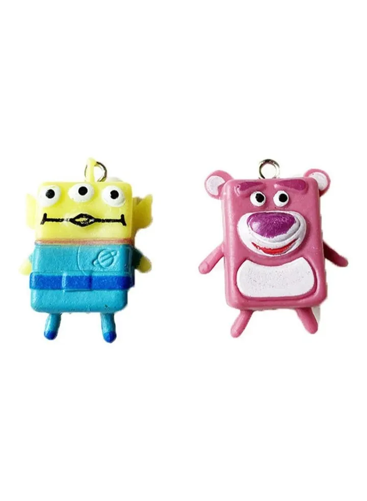 10-Piece Bear Monster Shape Earrings Charms Set