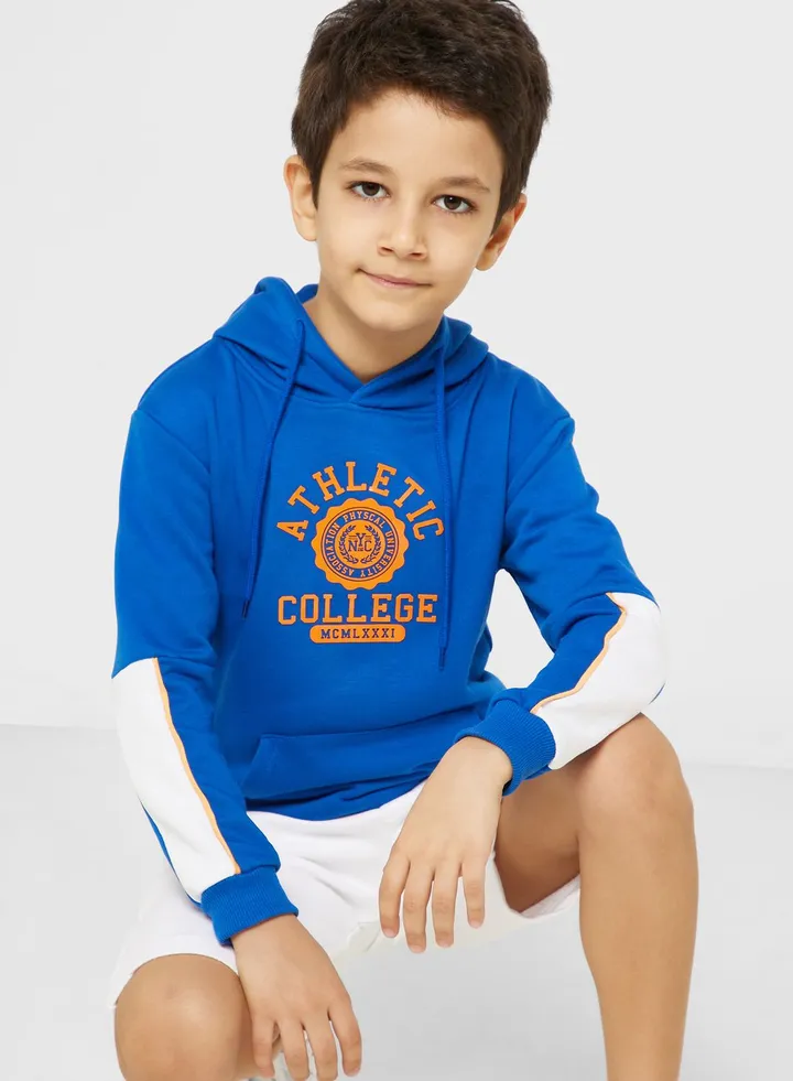 Velvet Heat Transfer Hoodie For Boys