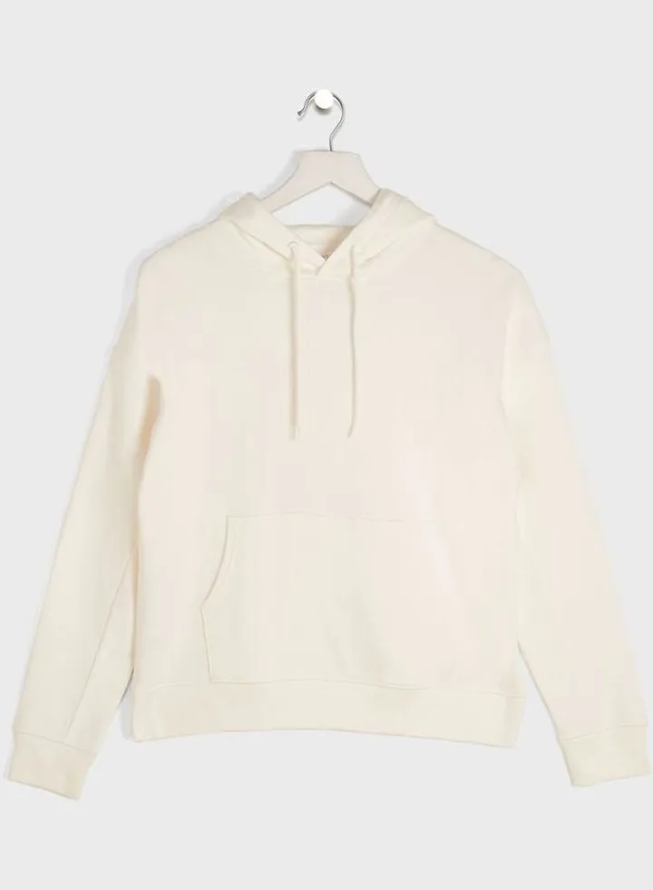 Kids Essential Hoodie White