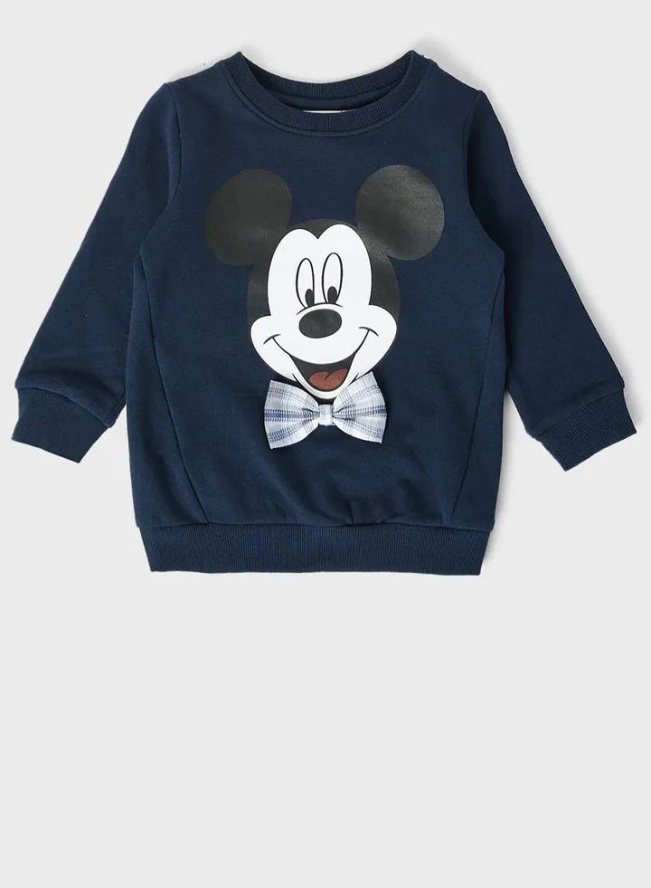 Kids Organic Mickey Mouse Sweatshirt