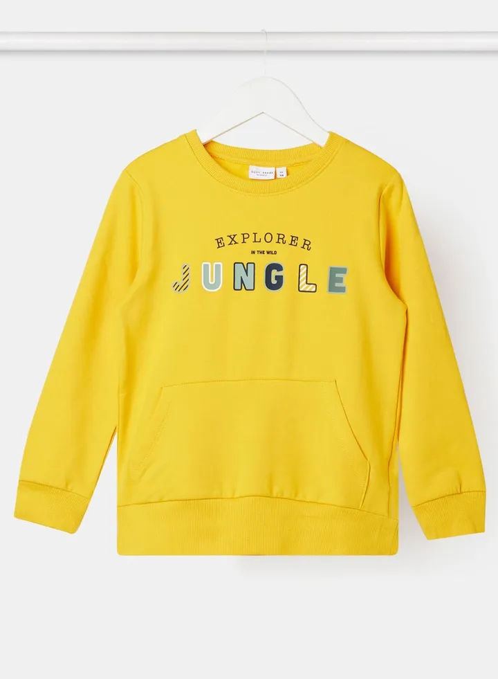 Kids Slogan Sweatshirt