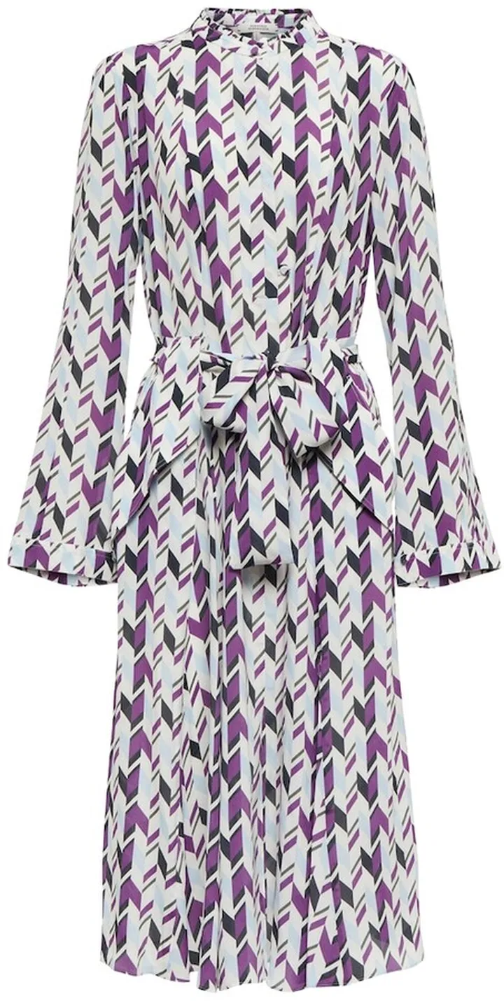 Fluid Graphics printed midi dress