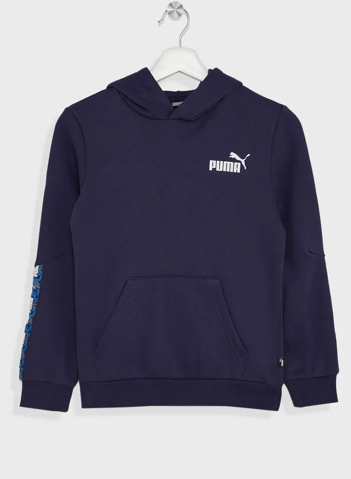Kids Essential Tape Camo Hoodie Fl
