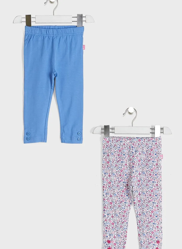 Kids 2 Pack Dino Print Leggings
