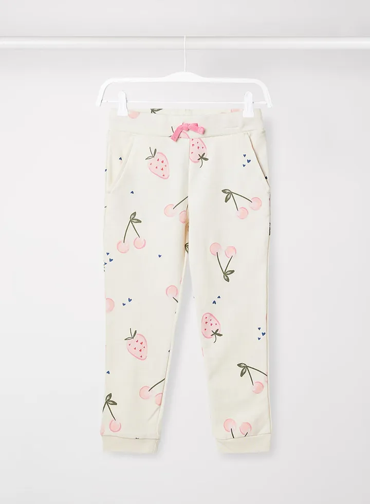 Girls Printed Joggers
