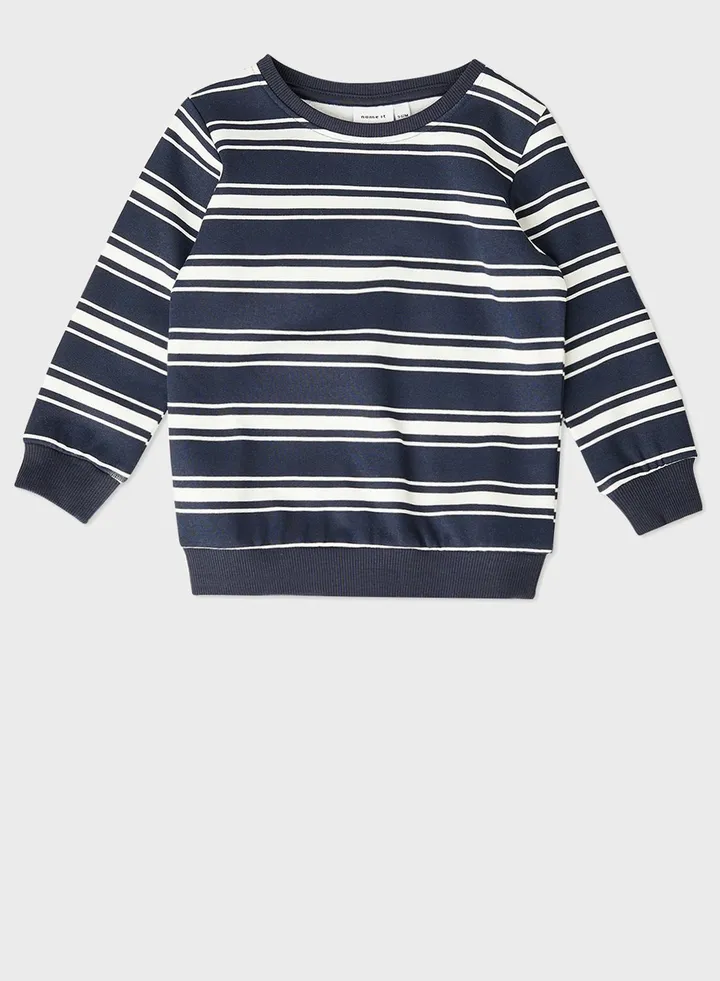 Kids Striped Sweatshirt