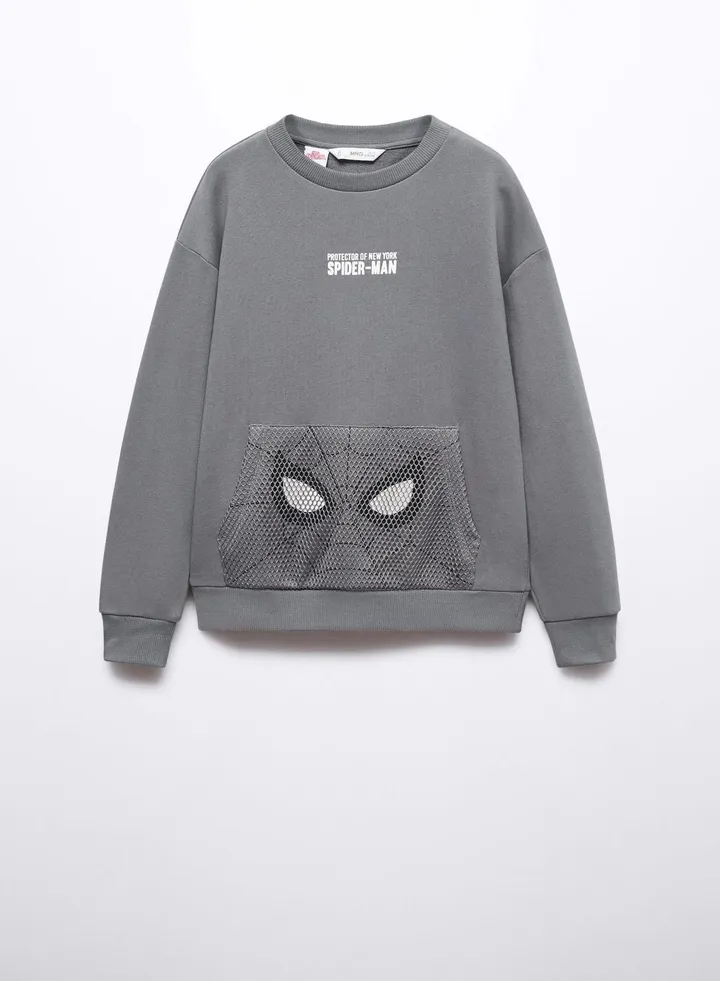 Kids Text Print Crew Neck Sweatshirt