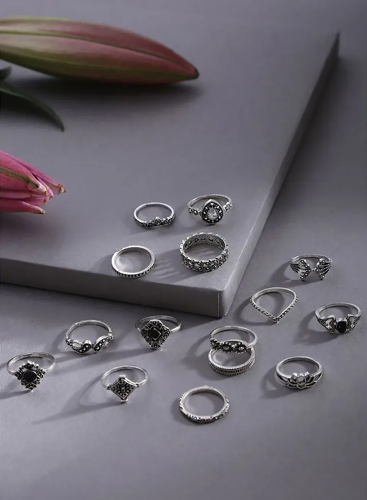 Pack of 15 Oxidised Ring