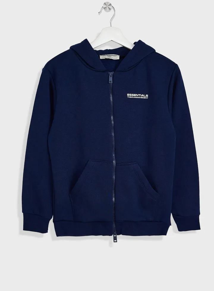 Kids Lounge Regular Zip Hoodie