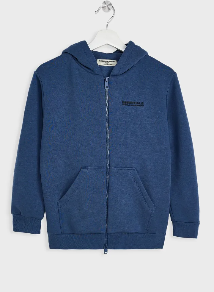 Kids Lounge Regular Zip Hoodie