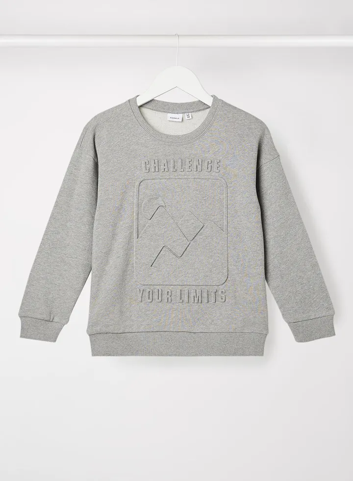 Teen Graphic Sweatshirt Grey