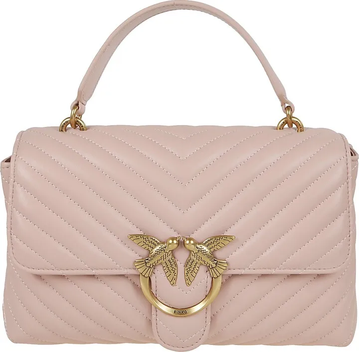 Love Lady Puff Classic Cl Sheep Nappa Chevron