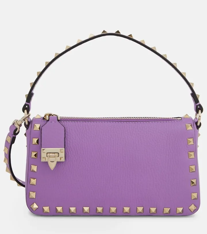 Rockstud Small leather shoulder bag