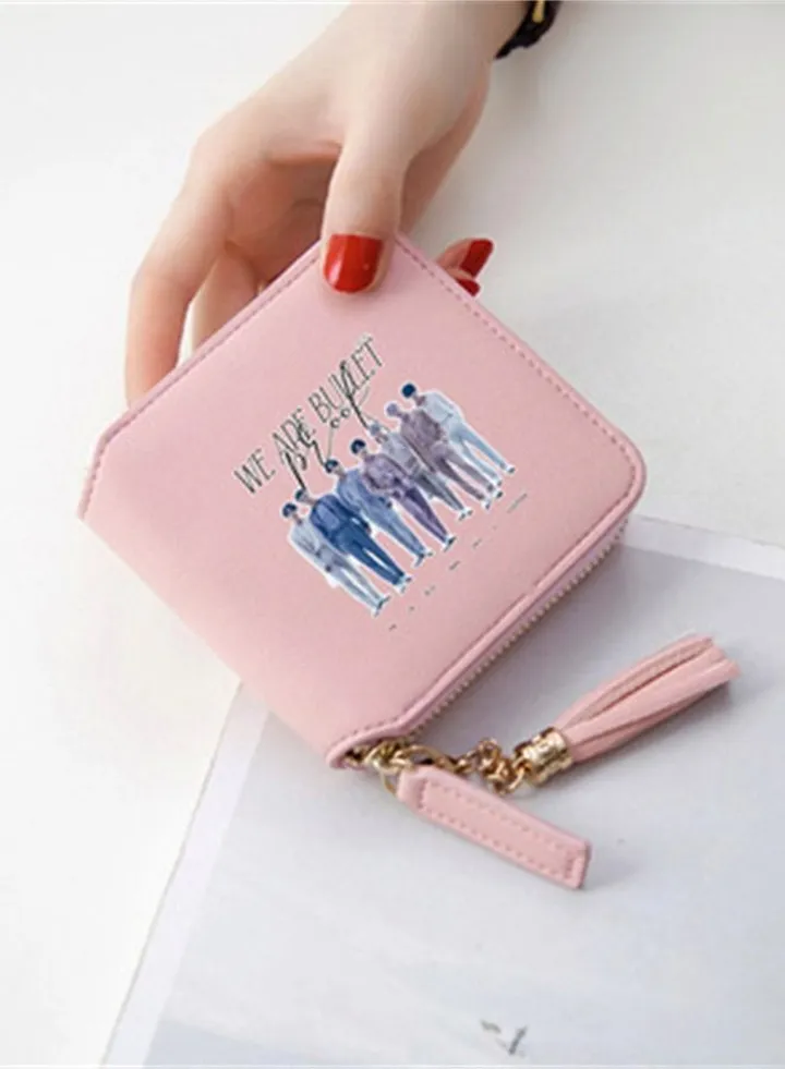 BTS new album Proof tassel purse wallet for women