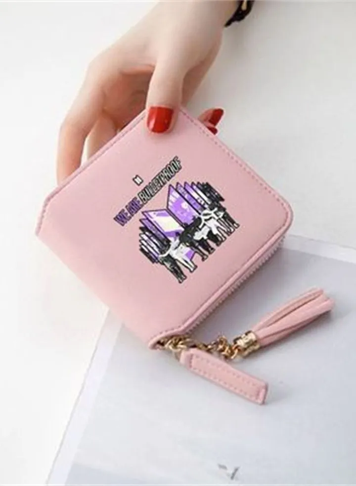 BTS new album Proof tassel purse wallet for women