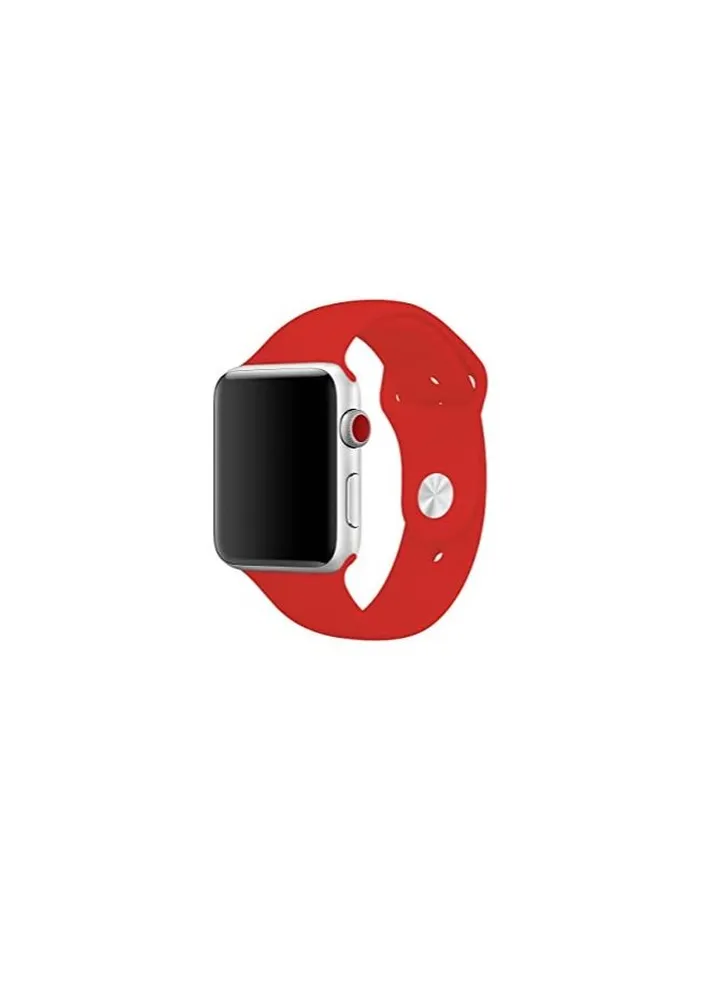 Silicone watch strap 42/44/45mm Red