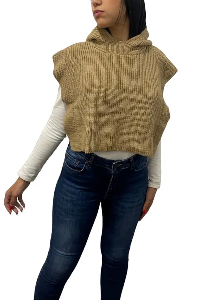 Women's Cape and poncho Beige