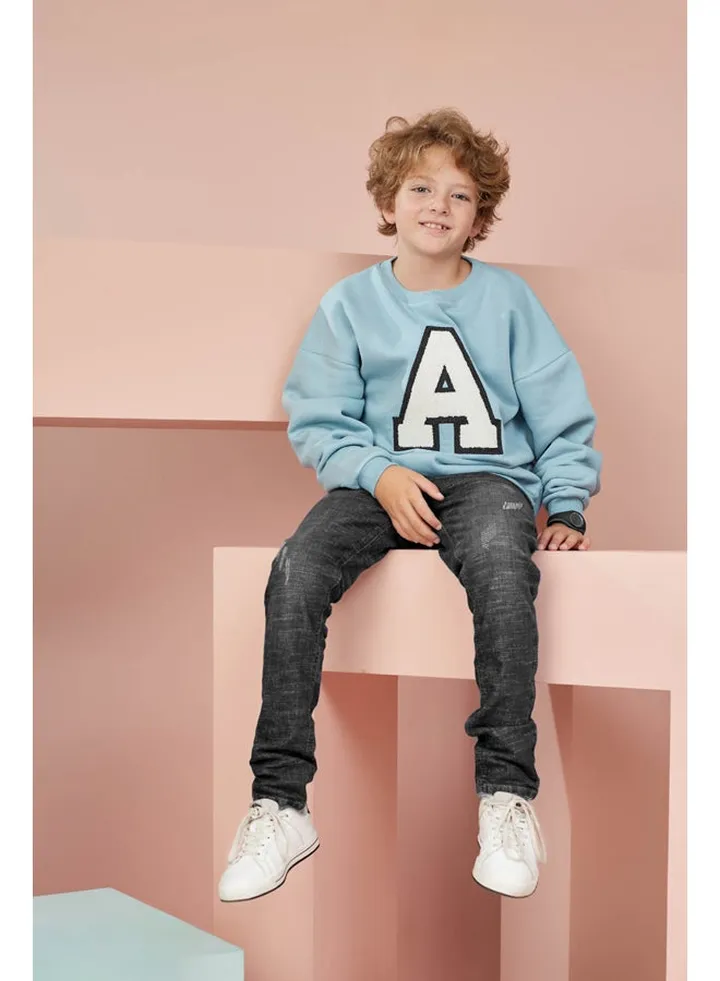Boys Printed Cotton sweatshirt