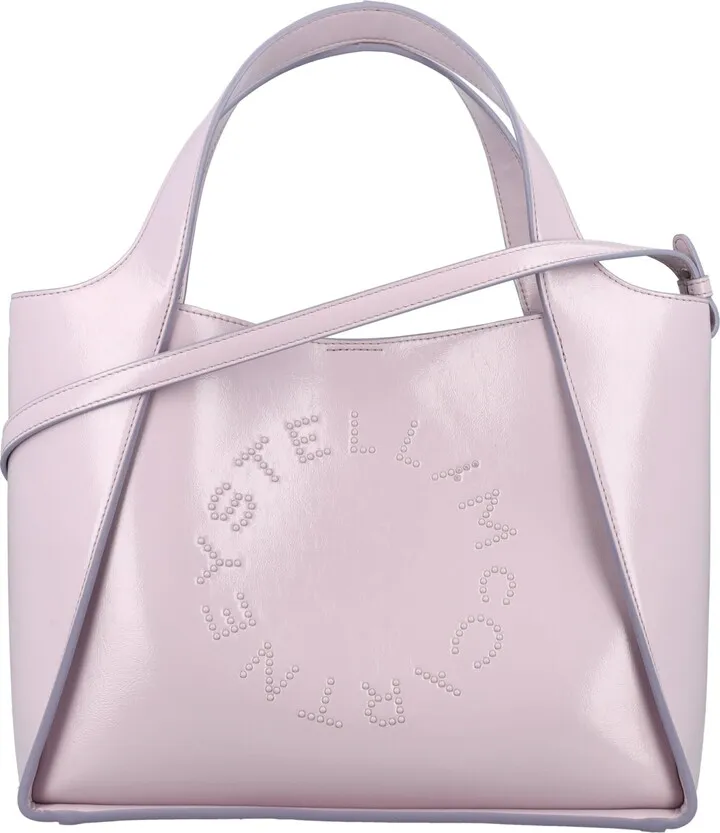 Stella Logo Patent Crackle Tote Bag