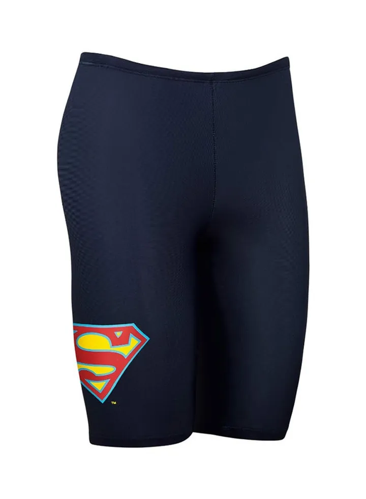 Superman Jammer Swim Wear Black/Yellow/Red