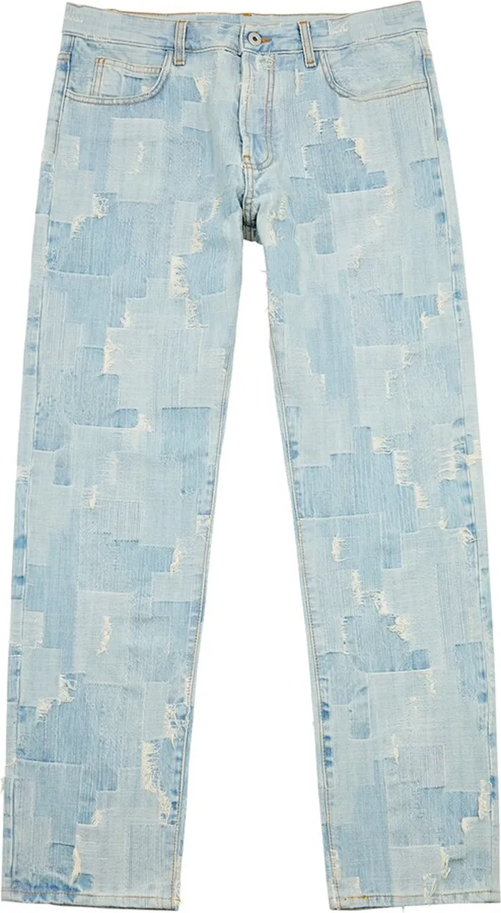 Marcelo Burlon Aop Cross Slim-leg Jeans