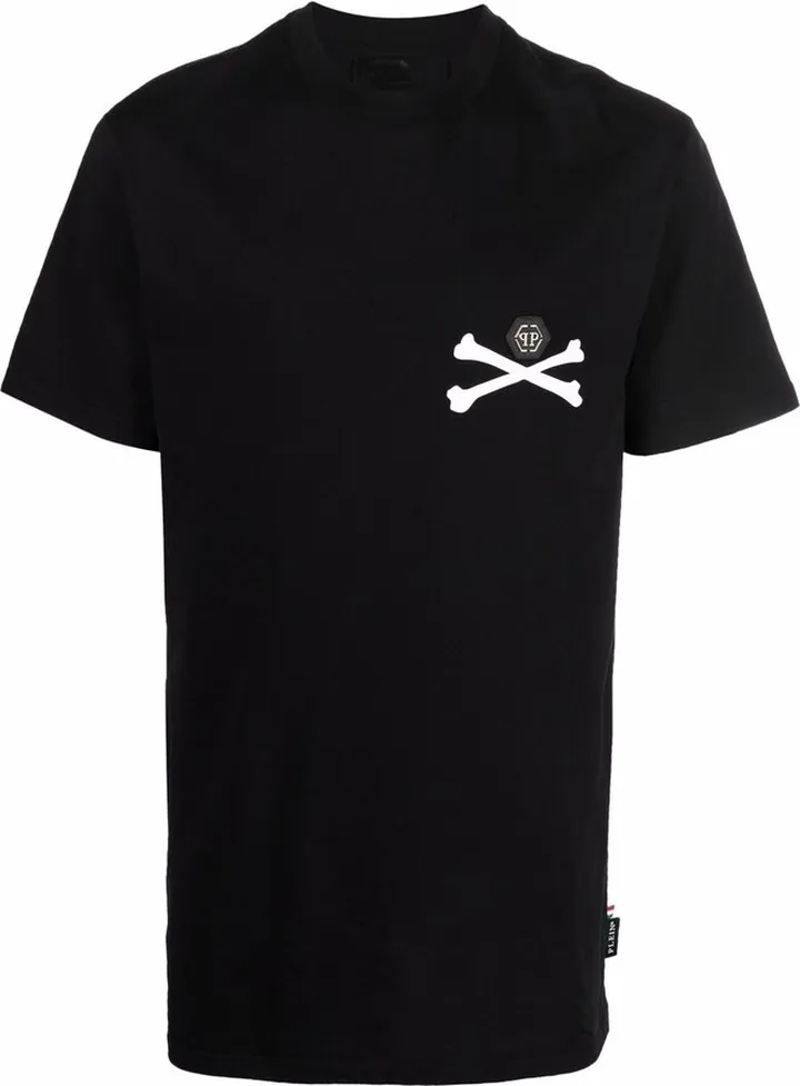 skeleton print T-shirt