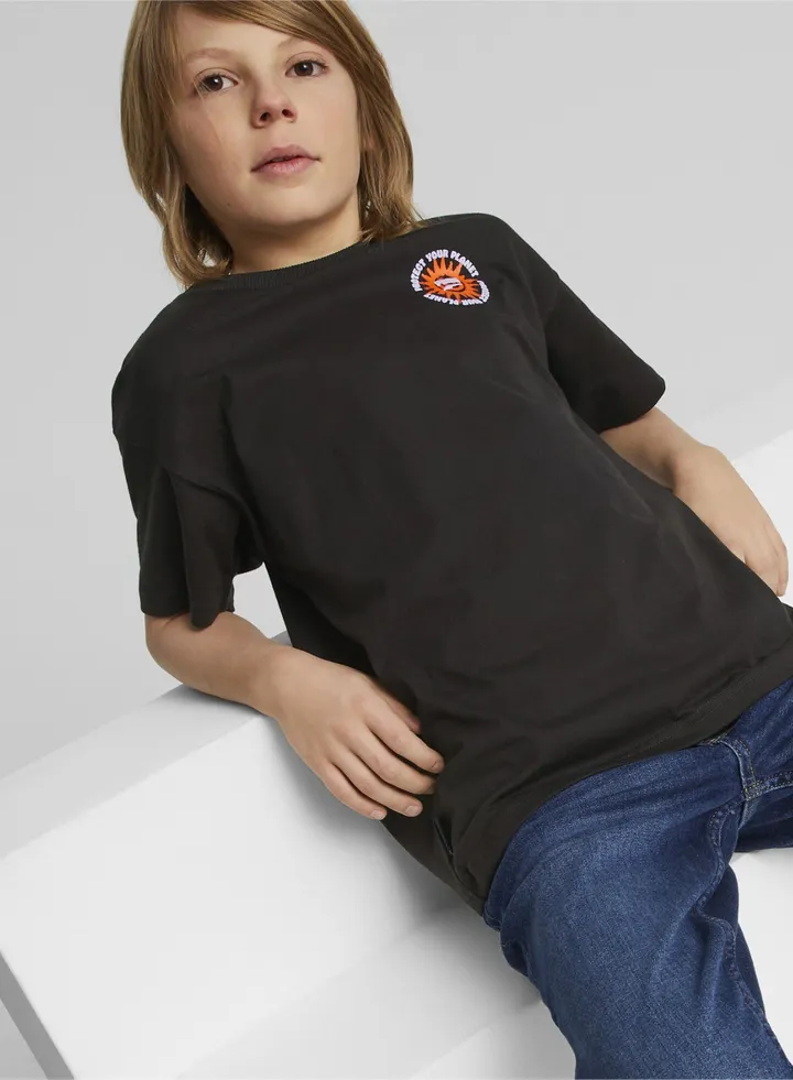 DOWNTOWN Boys Shortsleeve Graphic T-Shirt