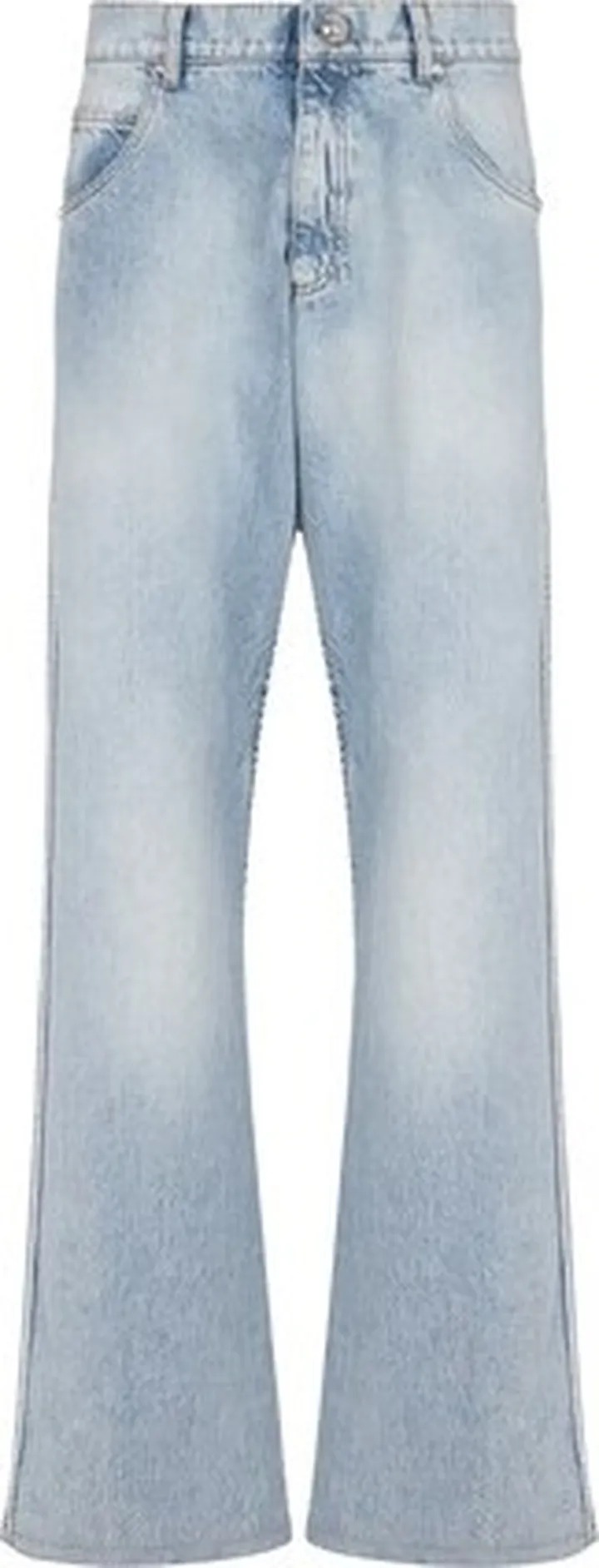 Cotton wide-leg jeans