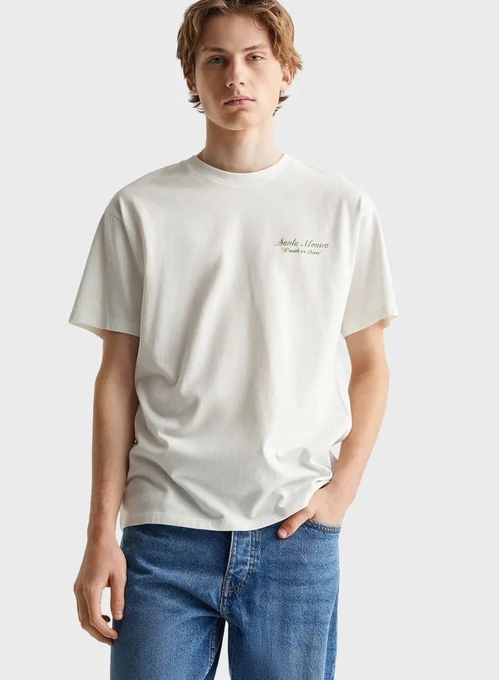 Youth Back Print T-Shirt