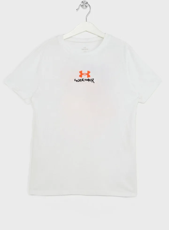 Youth Scribble Branded T-Shirt