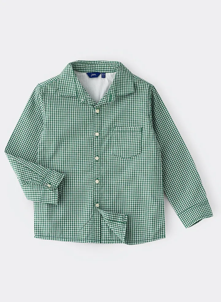 Long slv woven shirt
