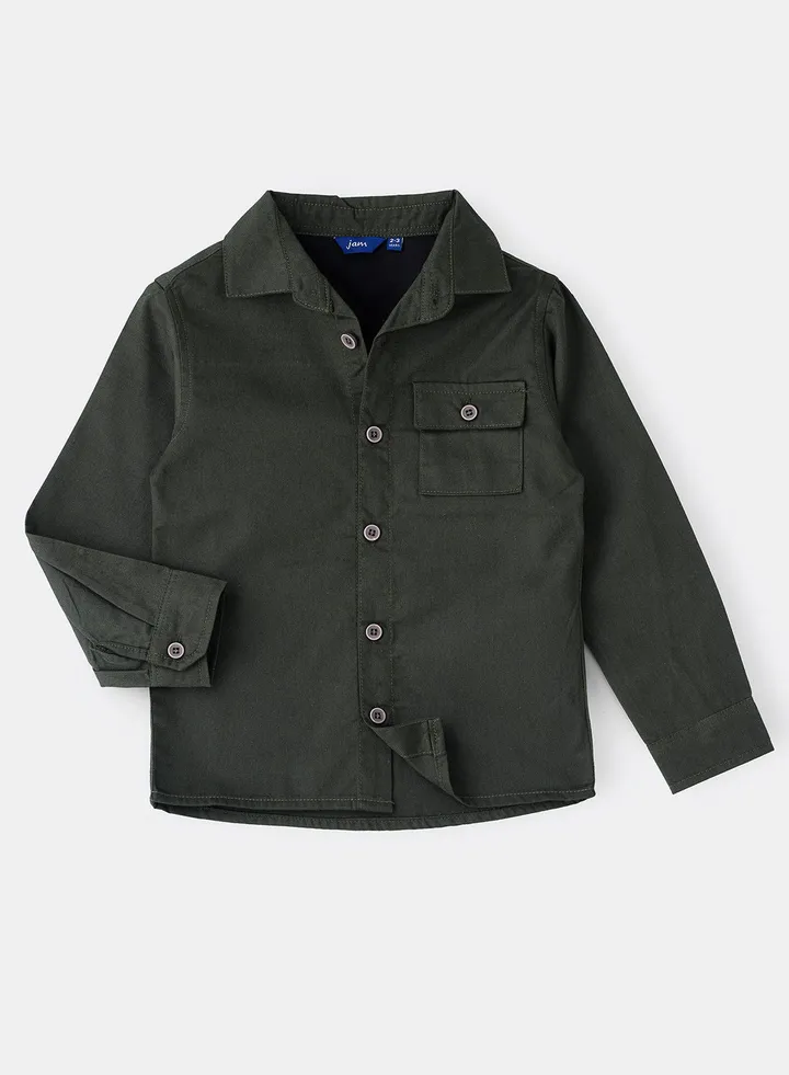 Woven shirt with pocket
