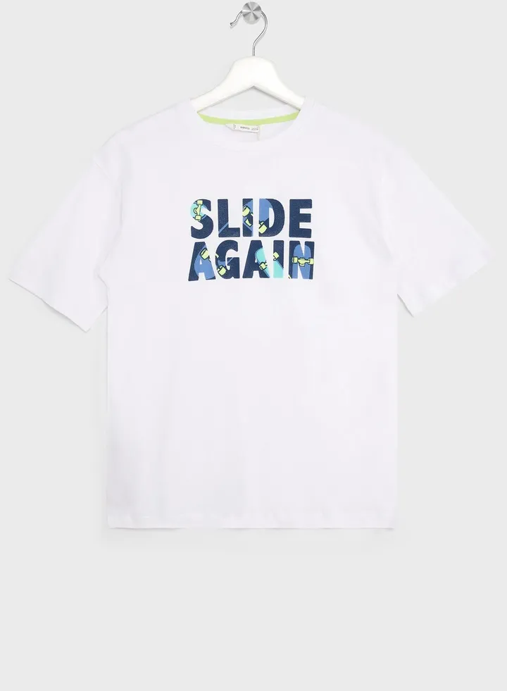 Kids Slogan T-Shirt
