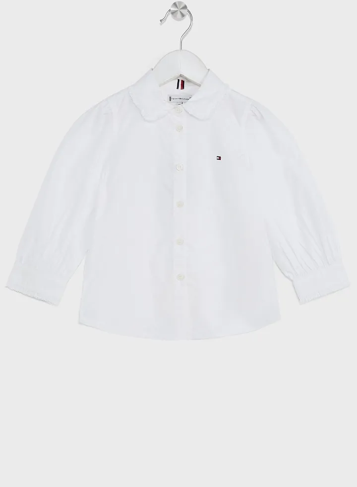 Kids Ruffle Collar Shirt
