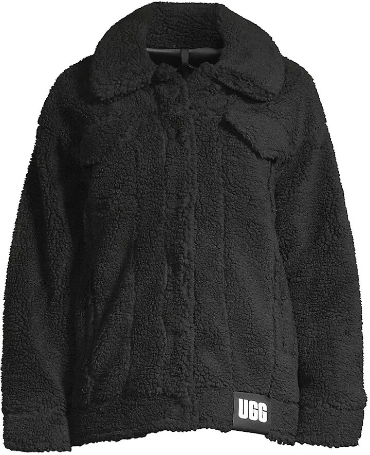 Frankie Faux Shearling Trucker Jacket