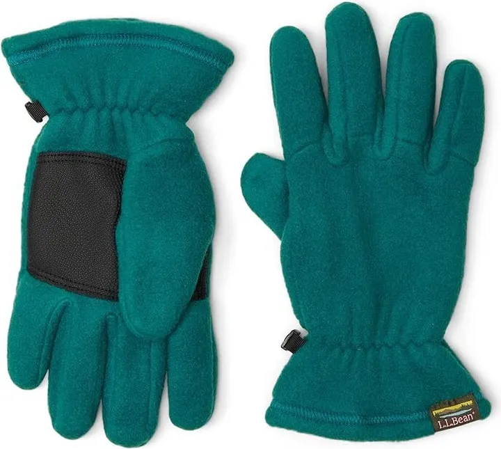 L.L.Bean Mountain Classic Fleece Gloves (Warm Teal) Over-Mits Gloves