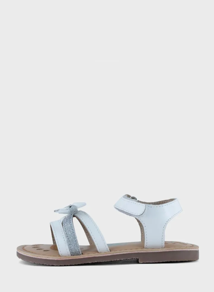 Girls Vivian Sandals White/Silver