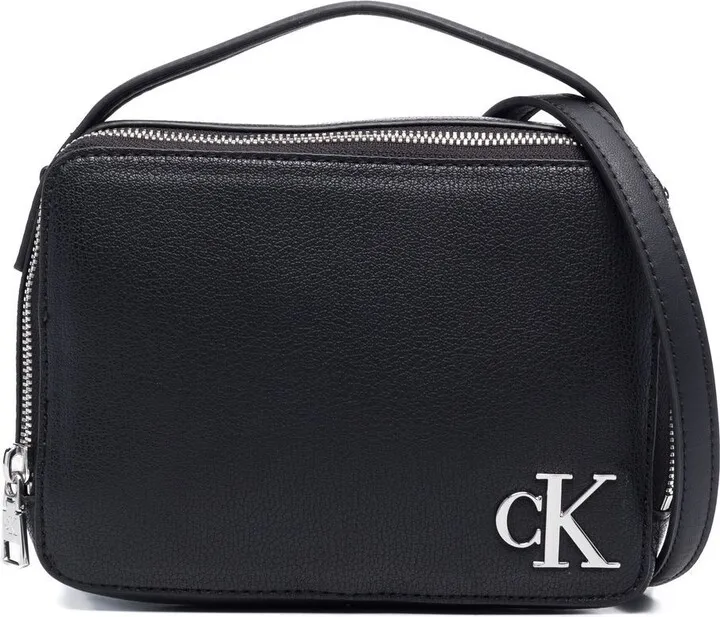 Logo-Plaque Crossbody Bag