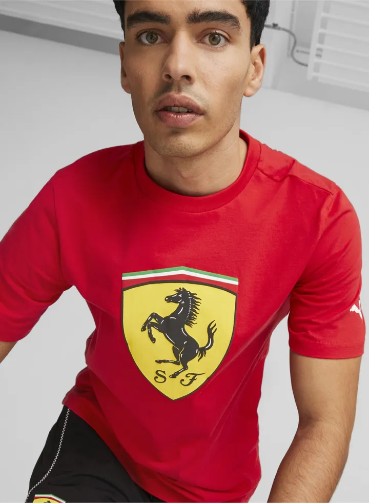Scuderia Ferrari Big Shield Mens Shortsleeve T-shirt