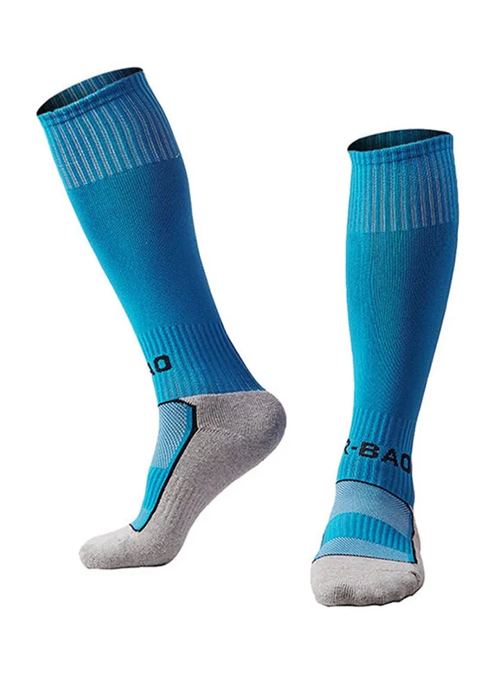 Soccer Training Socks Light Blue